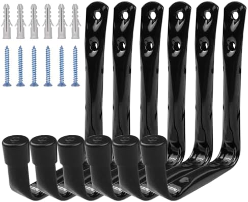 Ganci Garage Keadic Set Di 20 Ganci Da Parete A Doghe Resistenti Da 20,3 Cm, Ganci Per Ganci Per Attrezzi A Parete - Foto 10