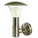 Produktbild Edelstahl-Außen-Wand-Leuchte-Lampe WIEN D: Deckel 18cm, H: 26cm, Fassung E27 Leuchtmittel nicht enthalten), IP 44