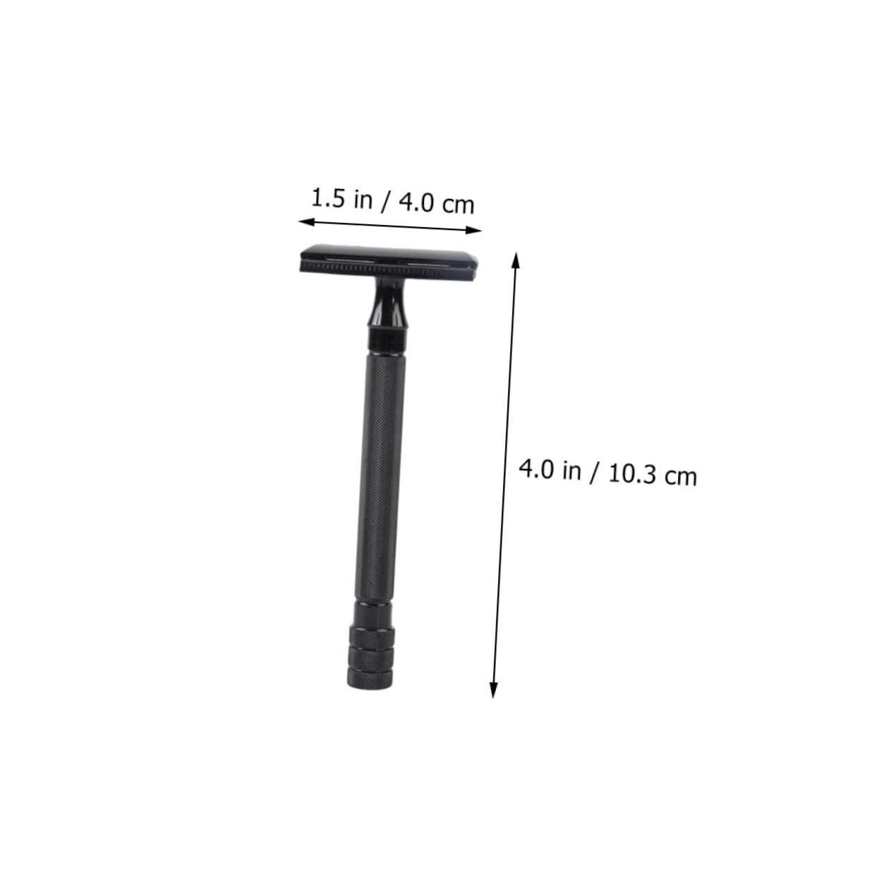 Healeved 3sets Rasoio Sicurezza Manuale Doppio Taglio Impugnatura Antiscivolo e Scatola Per Viaggio Rasoio Barbieri Per e Ascelle Panno e