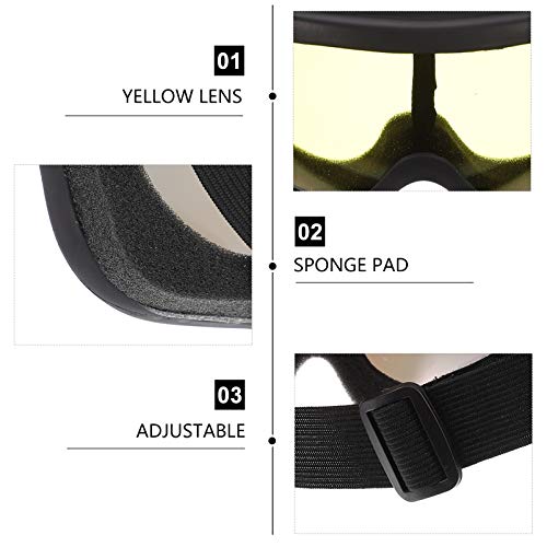 1 Par Óculos à Prova De Óculos De Ciclismo Óculos De Motocicleta Para Homens Óculos De Patinação Ócu