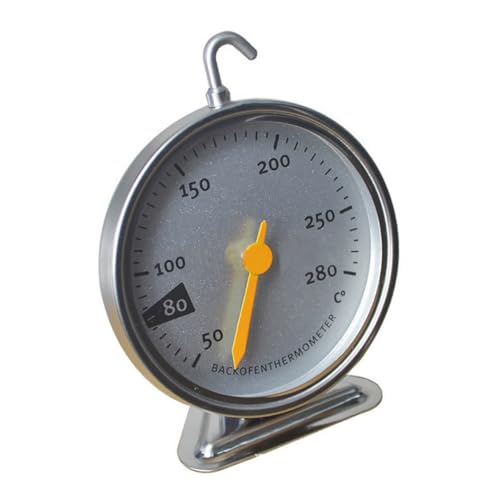 OKUMEYR Oven Thermometer for Home Use Convenient Food Thermometer Hangable Design for Real Measurement for Baking and Cooking Compact and Lightweight