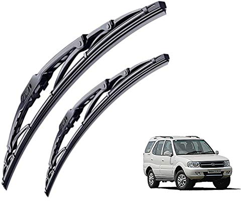 Image of WolkomHome High Performance OE Car Wiper Blade Replacement set of 2 Pc Right 24 inch Left 20 inch for Tata Safari Storme