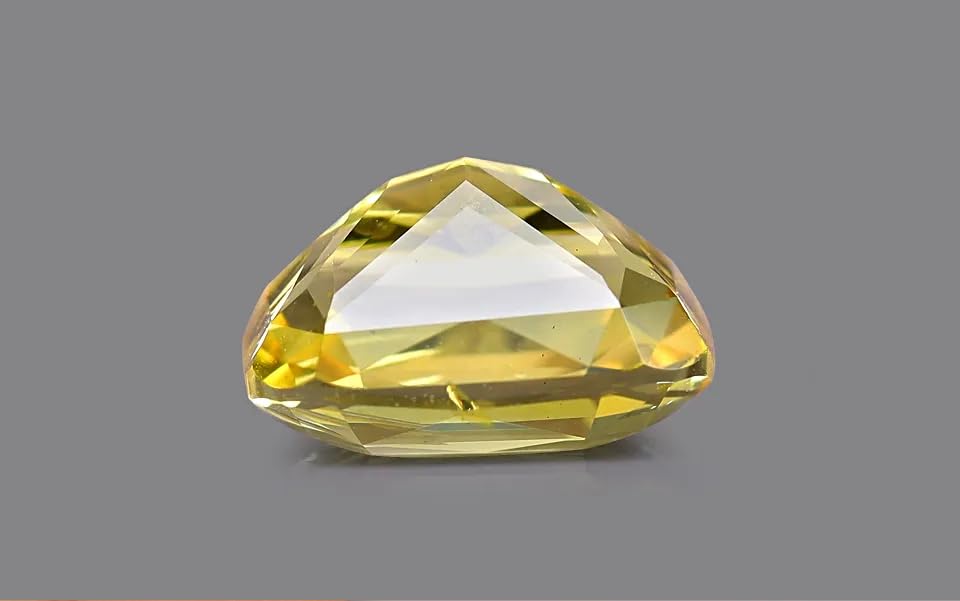 Saphir jaune pour astrologie védique pierre Pukhraj naturelle