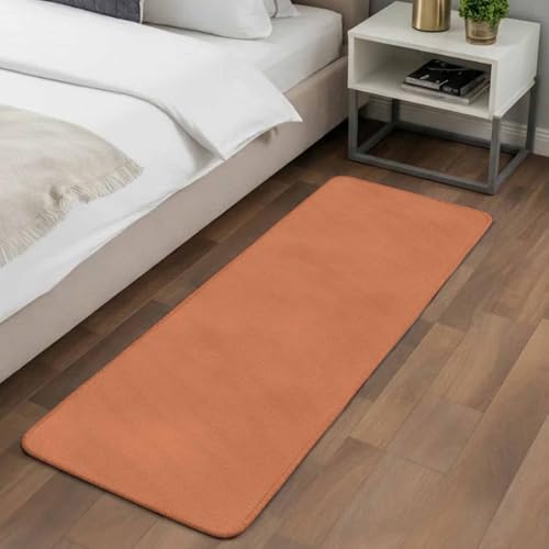 Kitchen Runner Rug, Terracotta Absorbent Non Slip Washable Rug, Modern