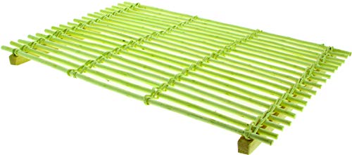 Grille osier plein 60x40 plateau de vannerie rectangulaire pour vitrine
