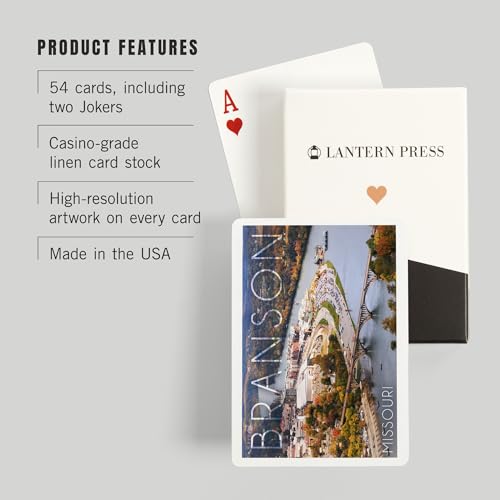 Baraja de cartas Branson Missouri Ozarks Póker 52 miniatura 3