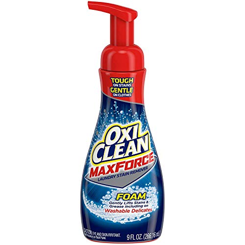 ÓxiClean Max Force Espuma Pré-Tratamento de Lavanderia, 255 g (Pacote com 4)