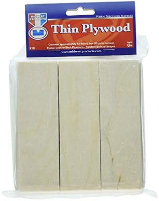 Midwest Products Thin Plywood Economy Bag, One Package