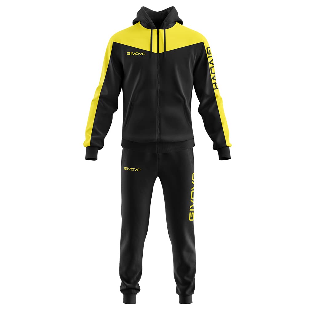 Givova Noir Trainingsanzug Mit Fleece-Kapuze Roma