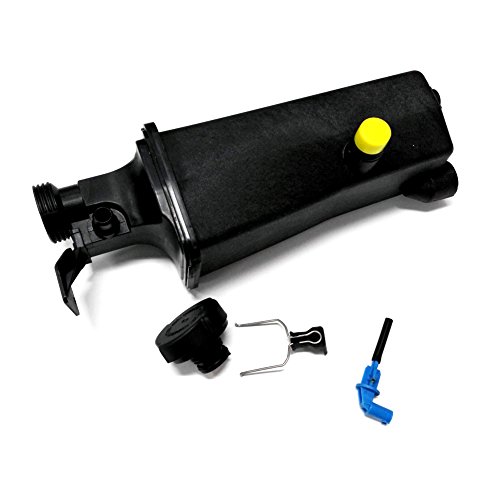 JSD 17137787039 Radiator Coolant Overflow Expansion Tank Bottle Reservoir & Level Sensor & Cap & Clip for BMW E46 E53 E83