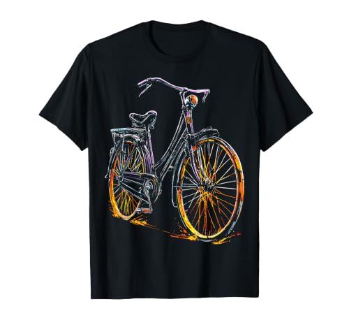 Diseño de Bicicleta artística Camiseta