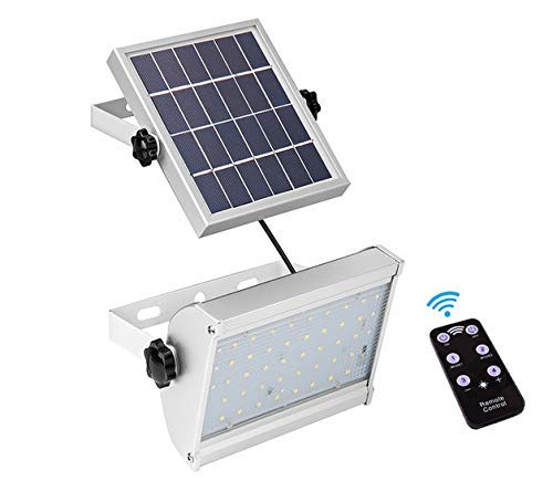 Solar Wall Light Outdoor Waterproof Solar Body-Sensing Wall Lamp with Remote Control 46 Led Lights 5Pcs 46Led