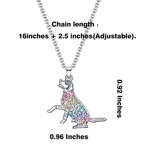 SUMFAN Keepsake Dog Necklace for Girls,Dogs Gifts for Dogs Lovers,Dog Lover Memorial Gifts3