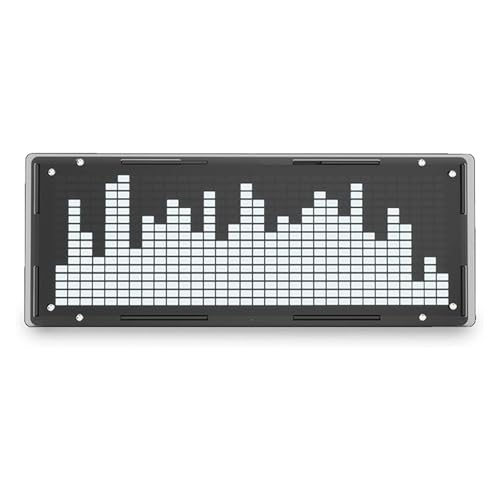Spectre musical stéréo 32 bits et vumètre haute précision avec horloge LED - 2