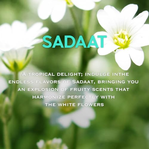 Image of NASEEM Sadaat Aqua Perfume 80ml - A Fresh and Elegant Eau De Parfum for Men & Women - Features a Subtle Tone with Long-Lasting Fragrance Perfect Special Occasions