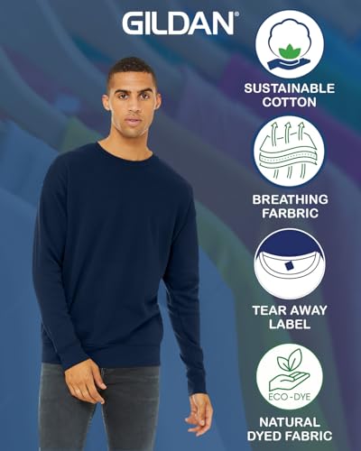 Gildan 18000 Heavy Blend Unisex Bulk Sweatshirts - Create Your Color Pack - Adult Plain Fleece Sweater Multipack3