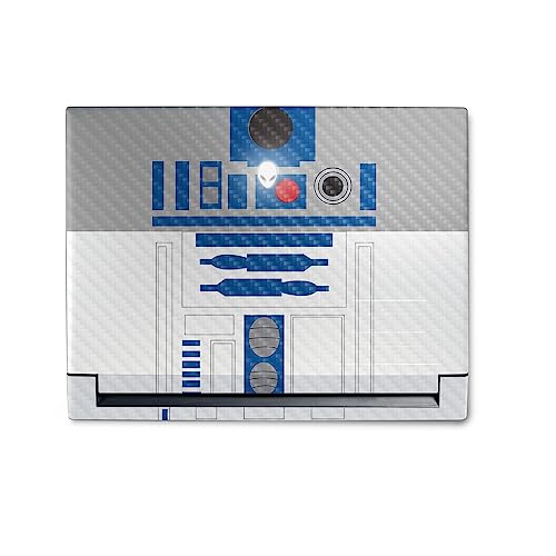 Image of MightySkins Carbon Fiber Skin Compatible with Alienware M18 R1 (2023) Full Wrap Kit - Cyber Bot | Protective, Durable Textured Carbon Fiber Finish | Easy to Apply & Change Styles | Made in The USA