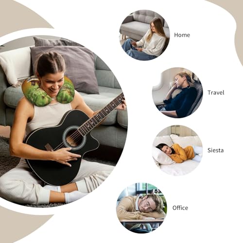 Almohada de viaje espuma viscoelástica cómoda ajustable miniatura 7