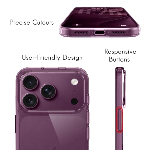 Image of TheGiftKart Ultra-Hybrid Crystal Clear Back Case Cover for iPhone XVIII Pro | Shockproof Design | Camera Protection Bump | Hard Clear Back | Bumper Cover for iPhone XVIII Pro (PC & TPU, Transparent)