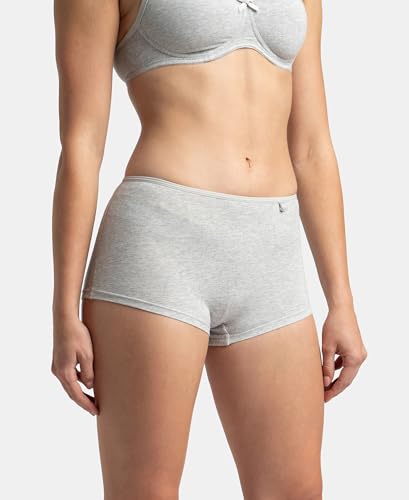 Image of Jockey SS04 Women High Coverage Super Combed Cotton Elastane Stretch Boy Leg (Pack of 2)