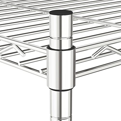 VidaXL Scaffale a 3 Livelli con Ruote 60x35x81 cm