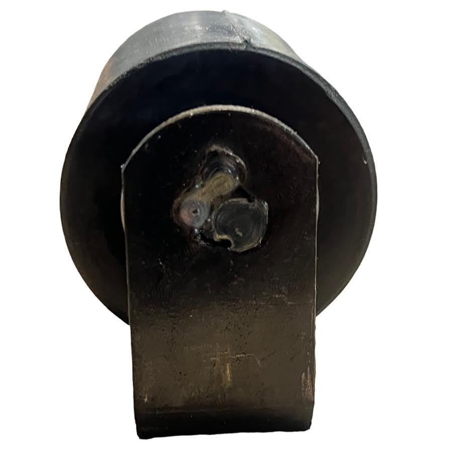 JM Steel. Guiding Rollers for Sliding Gates, 3 inches, Pack of 2, Weld-on Bracket.