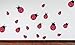 60 Second Makeover Limited Lot de 18 coccinelles en Couleur pour décoration Murale