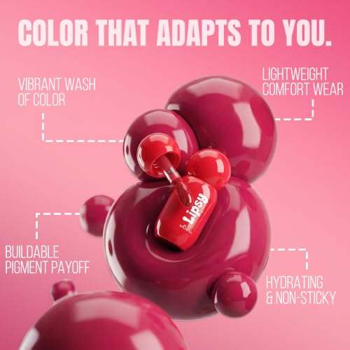 Image of Daily Life Forever52 Lipsy Lip Tint | Hydrating Glossy Lip Colour with Cherry Seed Oil, Meadowfoam Oil & Hyaluronic Acid | Buildable Pigment, Non-Sticky, Long-Lasting Lip Stain, Cherry Crush -01