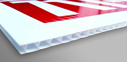 Large 24"X18" - Red & White Open 24 Hours Directional Arrow (Left Or Right) Yard Sign - Printed Front & Back + 24" Metal Stake #TOP4