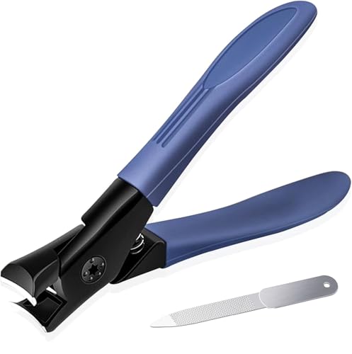 SHSHbuy Coupe Ongle pour Ongles Épais,Pince Coupe Ongle Pied Acier Inoxydable,Coupe-ongles Ensemble avec Lime à Ongles Sharp,Pince Coupe Ongle Pied pour Homme Femme