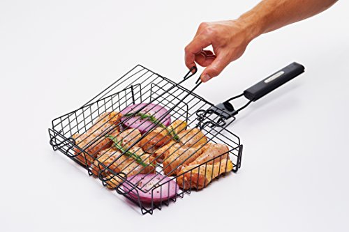 Grillpro 24876 Deluxe Non Stick Broiler Basket With Detachable Handle #TOP4