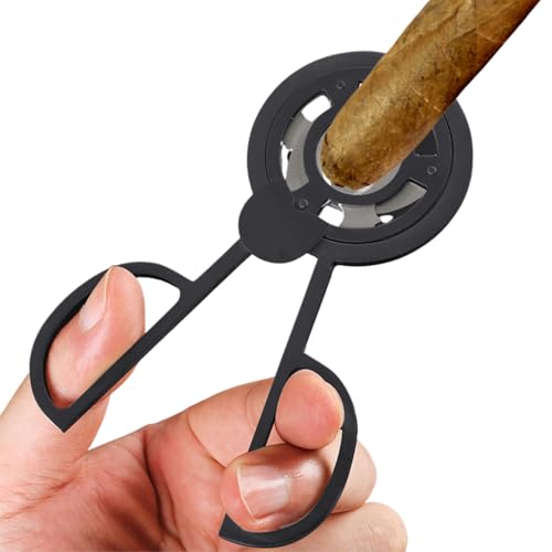 Windmill cigarrskärare - trippel blad skärverktyg i rostfritt stål, precisionsrotationsdesign med tre blad, elegant metallcigarrtillbehör | Premium rökutrustning