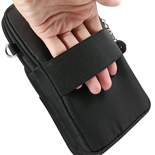 Cell Phone Purse Holder Armband Cross-Body Bag Wallet For Samsung Galaxy S23 Ultra S22 Ultra S21 S20 Plus A03S A12 A14 A23 A53 Moto G Power Stylus G Pure Iphone 14 Plus Google Pixel 7 6 Pro (L, Black) #TOP3