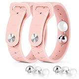 Fefod Braccialetti Antinausea, 2pcs Anti Nausea da Viaggio Bracciali, Anti Nausea Digitopressione, Senza Farmaco Fascia da Polso per Cinetosi Sollievo dai Mal di Testa (Rosa)