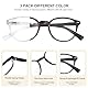 SKYWAY 3 Pack Blaulicht-Brille für Damen und Herren, Blaues Licht Blockieren Brille, Leichte Runde Rahmen Computerbrille Gamingbrille,Nicht Verschreibungspflichtige Brille,Schwarz/Schildkröte/Grau