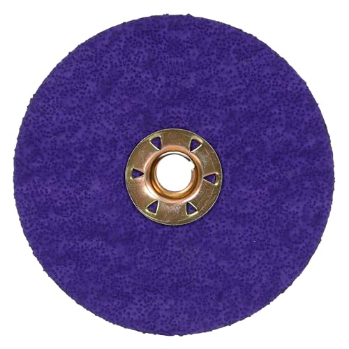 Image of 3M Cubitron 3 Fibre Disc 1187C, 36+, 5 in, TN Quick Change, Longer Life, Medium and High-Pressure Applications, Stainless Steel, Heat-Sensitive Metal Substrates, Heavy Grinding, Weld Removal, 25 /Bag
