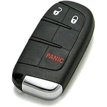 OEM Electronic 3-Button Smart Key Fob Remote Compatible with 2016-2022 Jeep Renegade FCC ID M3N-40821302, P/N 68250335, 735657526
