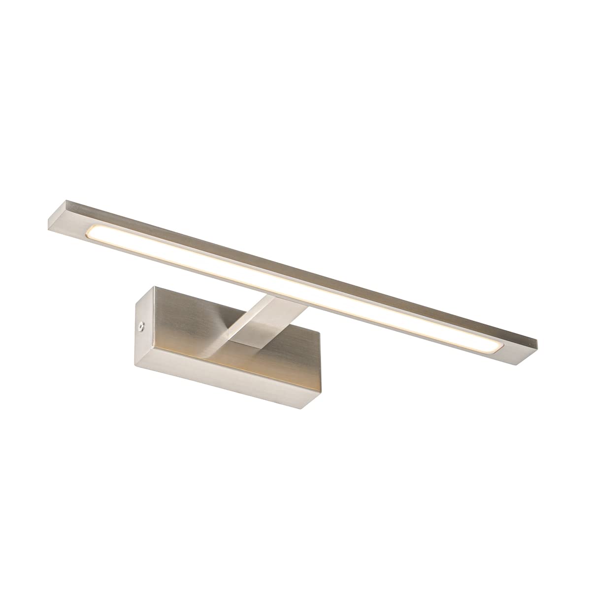 LED Applique murale 1 lumière L 41.5 cm Acier Design éclairage intérieur Salle de bains