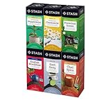 Stash Variety Pack Timeless Classic with (Stash Chai Spice, Chamomile, Premium Green, English Breakfast Black, Peppermint & Early Grey Tea) 6 Flavor Assorted Tea Collection - 30 Tea Bags Each (Total 180 Tea Bags) with eRaiyan Sticker