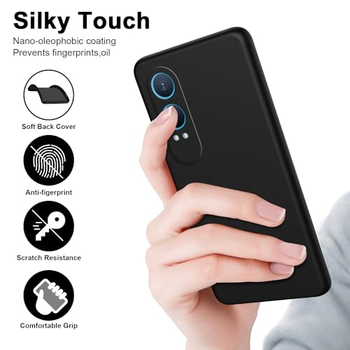 XINYEXIN Liquid Silicone Case for OnePlus Nord CE 4 Lite 5G with Microfiber Lining Flexible Ultra Slim Fit Thin Back Cover Shockproof Protective Phone Case - Image 4