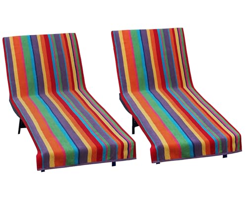 Cotton Craft Pool Lounge Chair Cover 2-Pack