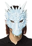 HMS Unisex-Adult's Supersoft Dragon Mask-IB, Ice Blue, One Size