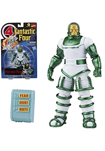 Hasbro Marvel Legends Series Retro Fantastic Four - Figura Coleccionable de Psycho-Man de 15 cm - 1 Accesorio (F0353) | Ya disponible en tu tienda friki favorita! En mundofriki.es!