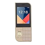 Diydeg 2G Cell Phone for Seniors, Mobile Phone for Elderly, Old Phone with 2.8in HD Screen, Triple SIM Card Slots, 3800mAh Battery, Big Buttons, Camera, FM Radio, LED Flashlight (Gold)