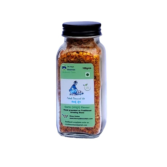 ROYAL MOUNTAIN Pahadi Garlic Flavoured Salt / Pisyun Loon/Handmade On Silbatta / Hand Grounded On Traditional Grinding Stone,100 Gram (B0BC955KMP) Amazon Price History, Amazon Price Tracker