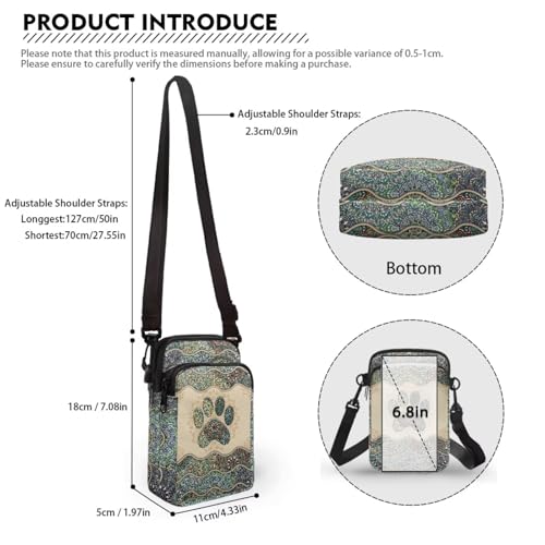 Image of Xpyiqun Small Crossbody Bag Women Phone Purses Sling Shoulder Handbag Cross Body Pouch Wallet Bags
