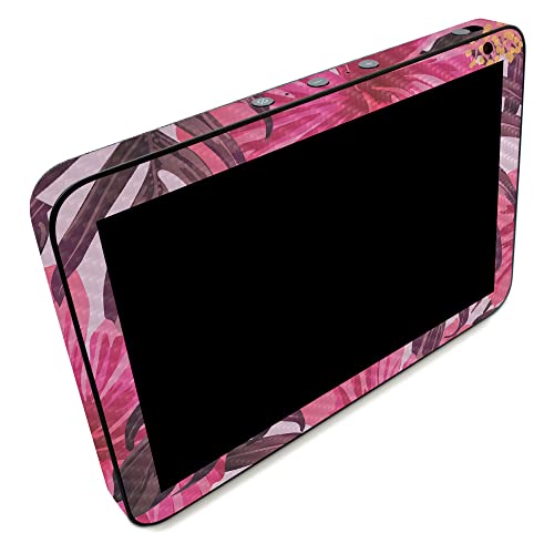 Image of MightySkins Carbon Fiber Skin Compatible with Amazon Echo Show 8 (Gen 2) - Tropical Pink | Protective, Durable Textured Carbon Fiber Finish | Easy to Apply | Made in The USA