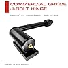 Sidco Supply 3/4" Inch J-Bolt Gate Hinge – 8.5” Inch Length - Adjustable Gate Hinges – Ball Bearing Gate Hinge – Heavy Duty – Weldable Hinge - Heavy Duty Hinges for Gates – Weld Hinge – Gate Hinges #2