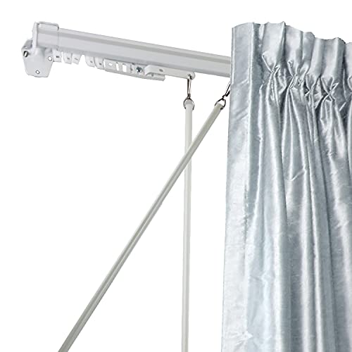 Domovina Adjustable Curtain Rod White 66-120