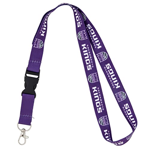 Desert Cactus Sacramento Kings Lanyard Keychain Detachable NBA Breakaway Snap Buckle National Basketball Association Car Keys ID Badge Holder (Lanyard 1)
